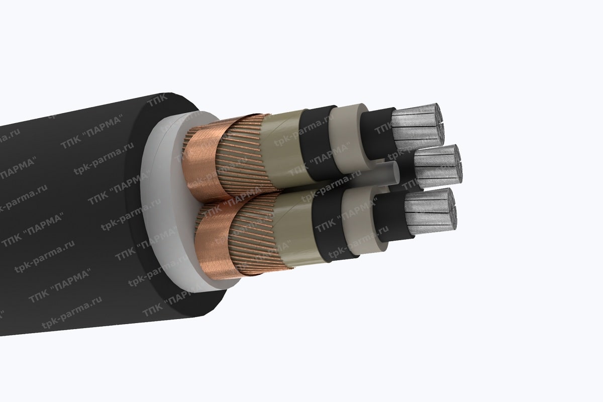 Фотография провода Кабель АПвВнг(B)-LS 3х300/50 - 20кВ